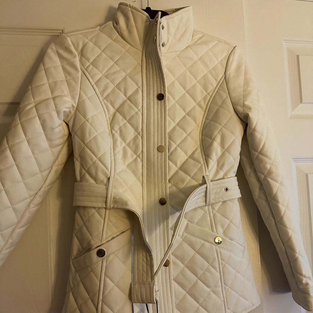Guess Leather Jacket, NWT